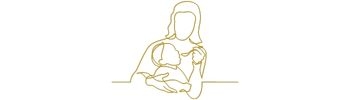 mother and child illustration