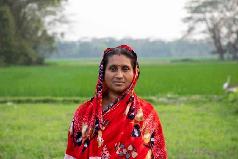 Rita Brommo, a farmer from Bangladesh