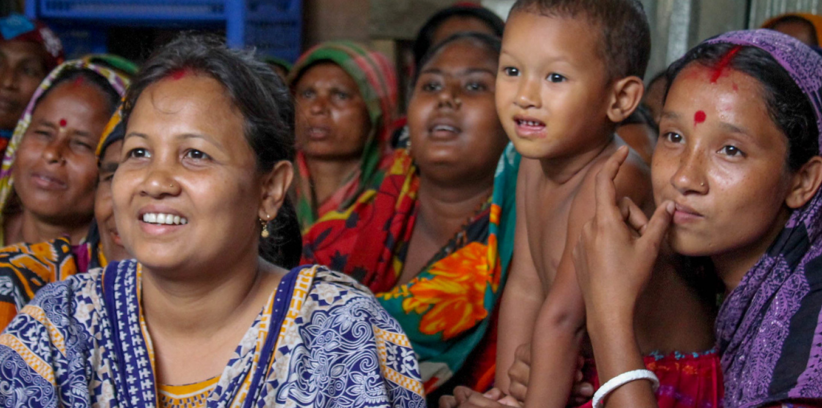 women and children beneficiaries in Bangladesh