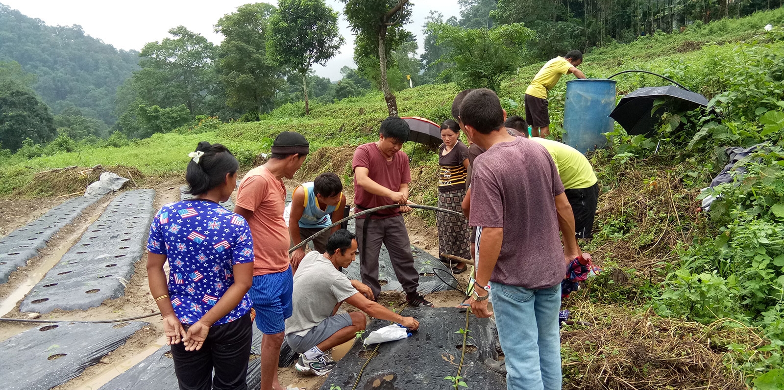 Farmers in Bhutan