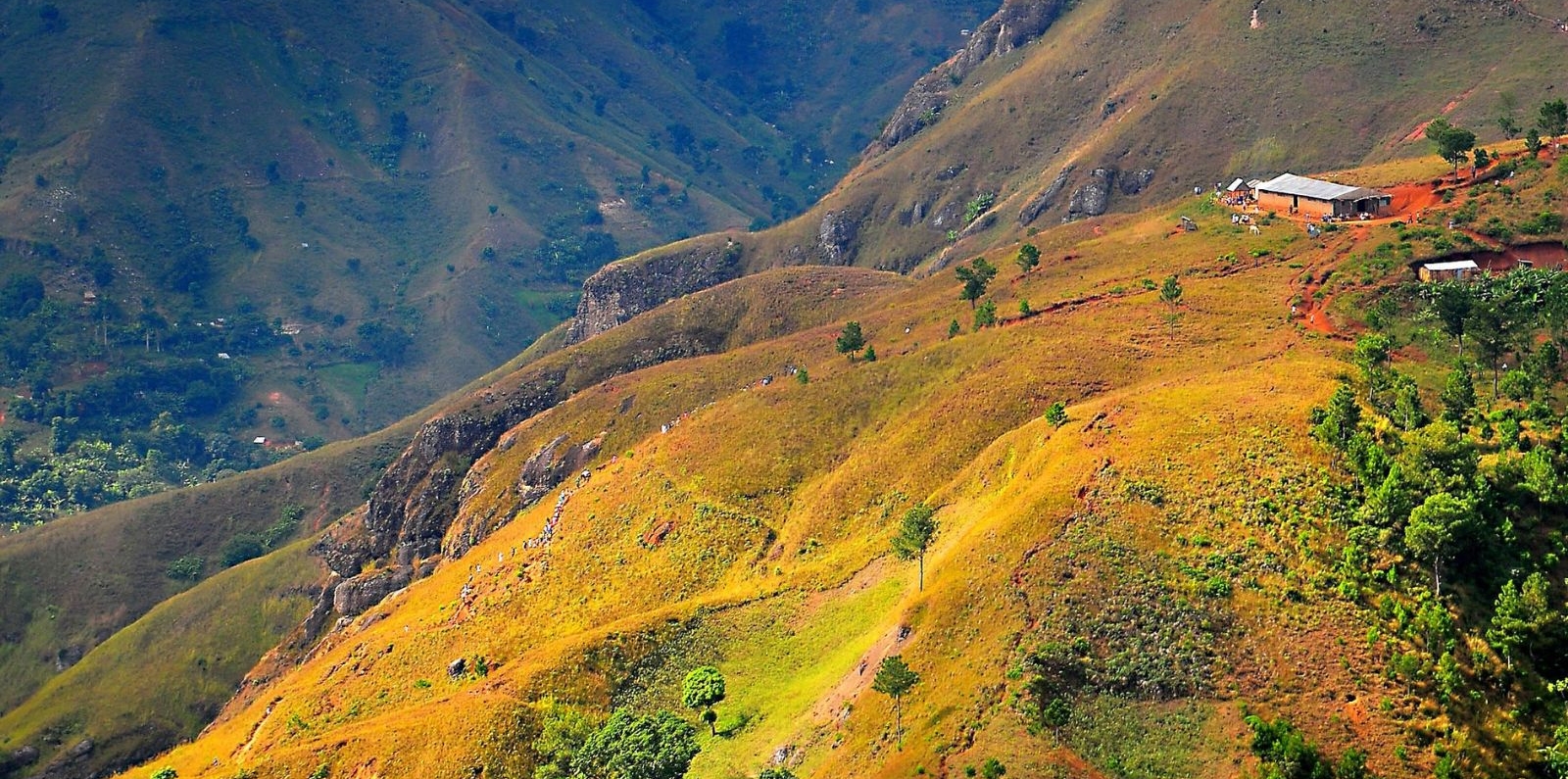 Rural landscape in Haiti