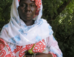 Female farmer in Mauritania