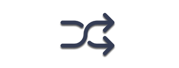 Icon - 2 arrows shuffling