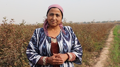 Farmer in Tajikistan