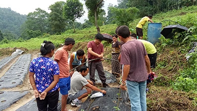 Farmers in Bhutan