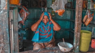 Woman farmer in Bangladesh