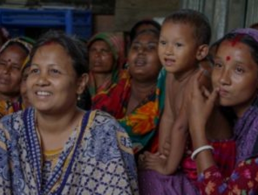 women and children beneficiaries in Bangladesh