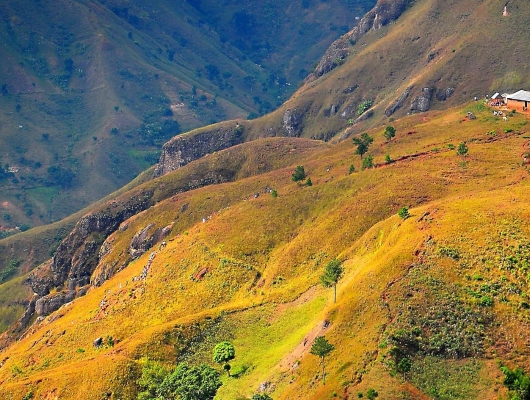 Rural landscape in Haiti